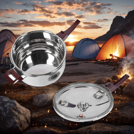 7L Multi-Functional Food-Grade Stainless Steel Pressure Cooker, 100 Tons of Bottom