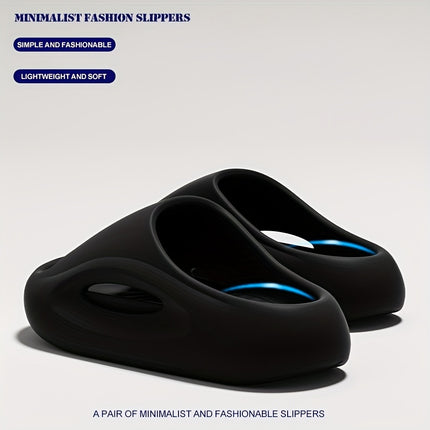 4 pcs set Thick sole slippers, Men's summer 2025 new EVA, resilient, outdoor