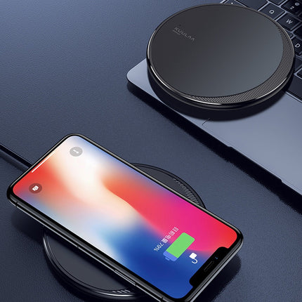 Mobile phone wireless disc charger
