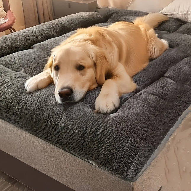 Extra-Large Plush Dog Bed Sofa | Ultra-Soft, Thick Polyester Pet Mat for Small to Large