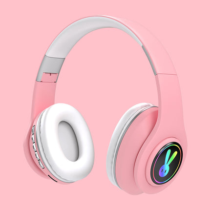 Head-mounted Macaron Color Stereo Wireless Headset
