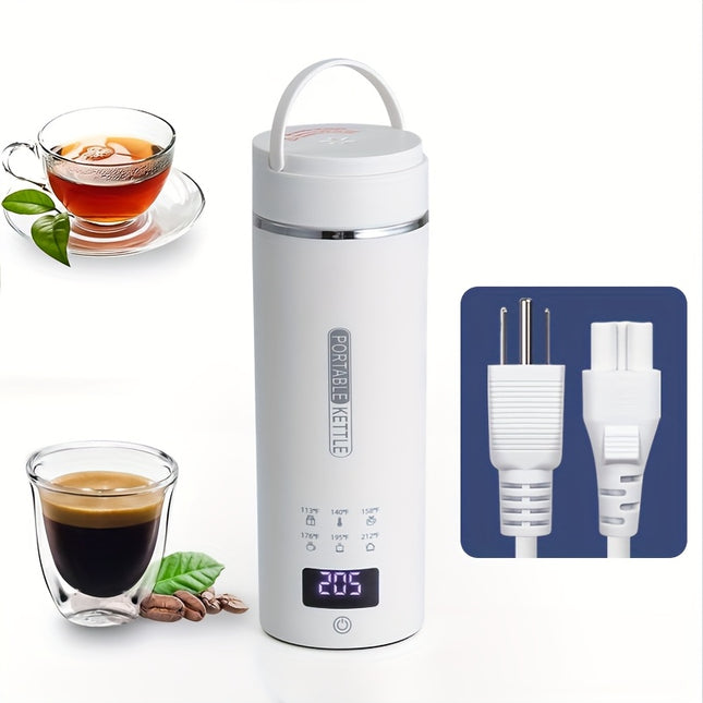 1pc Travel Electric Kettle Portable Small Small Kettle Water Boiler, Water Heater with 6 Temperature Controls,