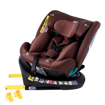 Chair BUF BOOF Isize Coffee with Isofix Position 165 Degrees Rotatable 360 Degrees