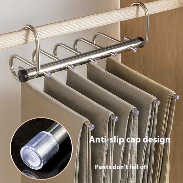 Stainless Steel Folding Pant Rack
