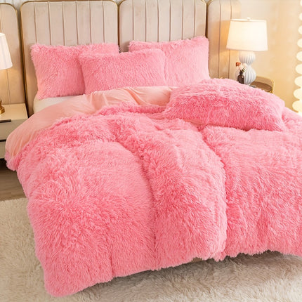 Duvet Cover Set, Winter Bedding, Machine Washable, Zipper Closure