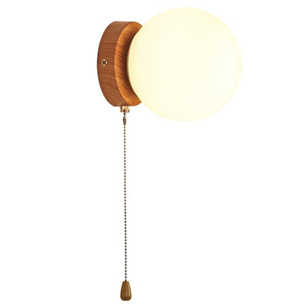 Bedroom Atmosphere Bedside Corridors Hallway Aisle Light Wood Grain Wall Lamp