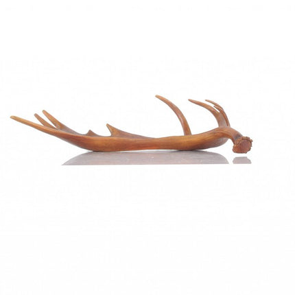 12" Brown Antler Resin Serving Tray
