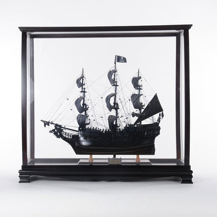 34" Black Glass Standard Display Stand