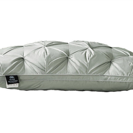 A Pair Of Feather Pillows And White Goose Single Neck Guards