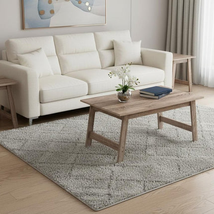 Set of Three 36" Taupe Coffee Table