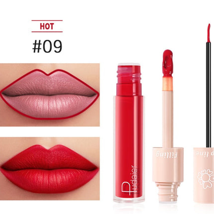 Pudaier Dual Lipstick Lip Gloss Liquid Lipstick