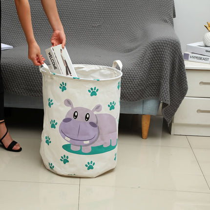 Large cartoon foldable Laundry Storage Basket Clothes Toy Organizer