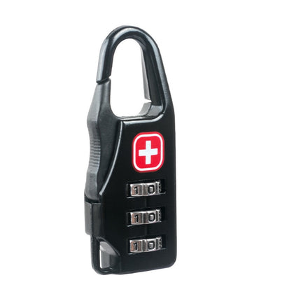 Zinc alloy saber silk screen cross code lock mini lock backpack padlock luggage padlock