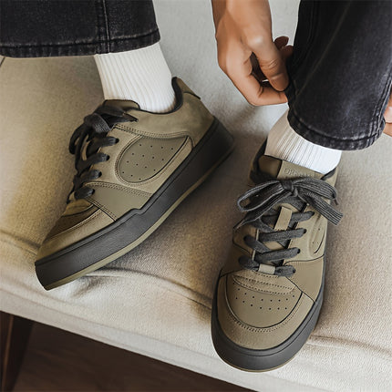 Men'S Trendy Low-Top Skate Shoes with Thick Tongues, Versatile And Popular Casual Sneakers.