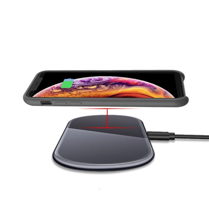 Round wireless charger glass cover