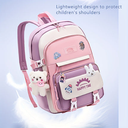 Backpack for Girls - Cute Cartoon Design, Adjustable Straps, Lightweight backpack