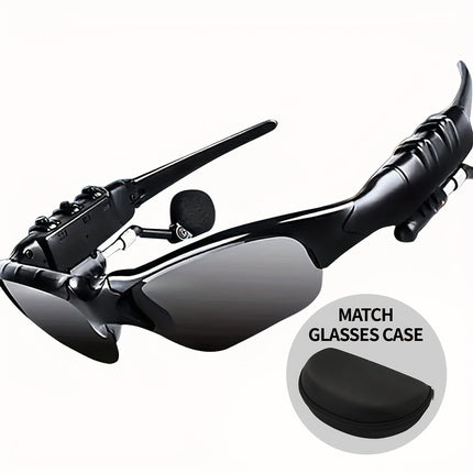 Wireless Smart Glasses, Cell Phone Sun Glasses, Smart Wireless Headphones 5.0