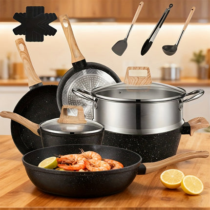 16pcs Pots And Pans Set, Nonstick Cookware Sets