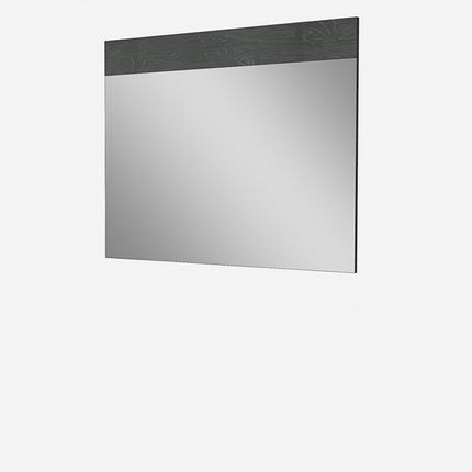 48" Gray Wood Framed Accent Mirror