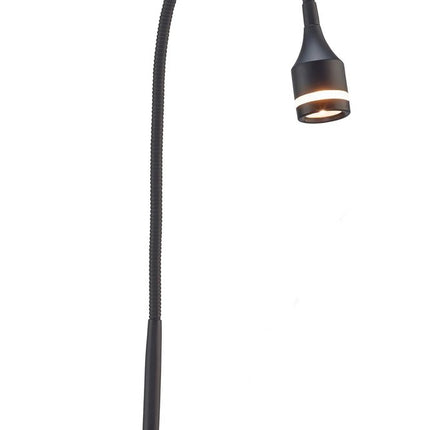 18" Black Metal Adjustable LED Desk Lamp