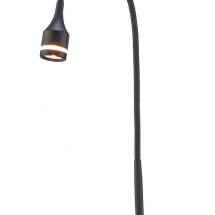 18" Black Metal Adjustable LED Desk Lamp