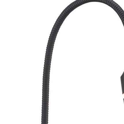 18" Black Metal Adjustable LED Desk Lamp