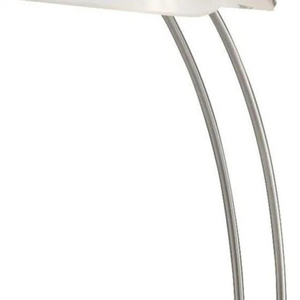 19" Silver Metal Bankers Lamp