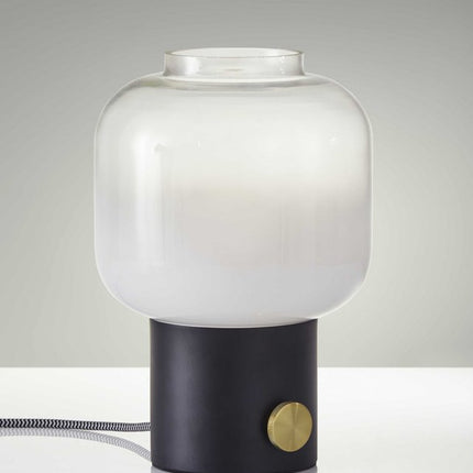 Mod Pod Black Glass Table Lamp