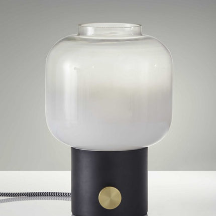 Mod Pod Black Glass Table Lamp