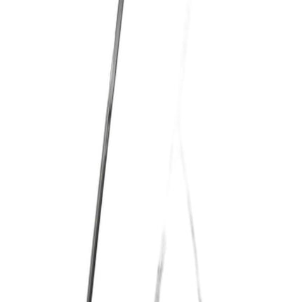 59" Silver Metal Framed Cheval Standing Mirror
