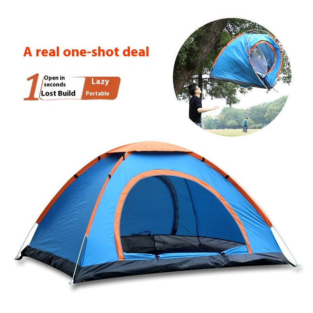 Automatic Double Multi-person Camping Camping Double-door Tent