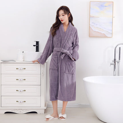 Coral Fleece Bath Towel Plus-sized Water-absorbing Quick-drying