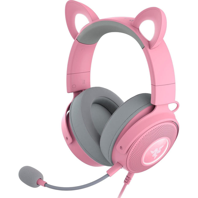 Razer Kraken Kitty V2 Pro Wired RGB Gaming Headset, Interchangeable Ears, Compatible with PC