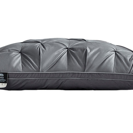 A Pair Of Feather Pillows And White Goose Single Neck Guards