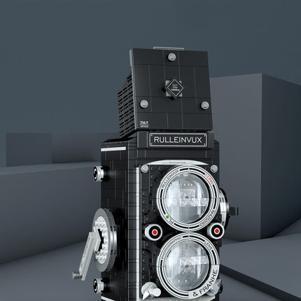 Nikang SLR camera assembly model building block toy