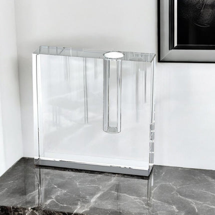 5" Clear Lead Free Crystal Bud Vase