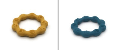 Full Three-dimensional Baby Silicone Teether Baby Molars Holding Round Teether