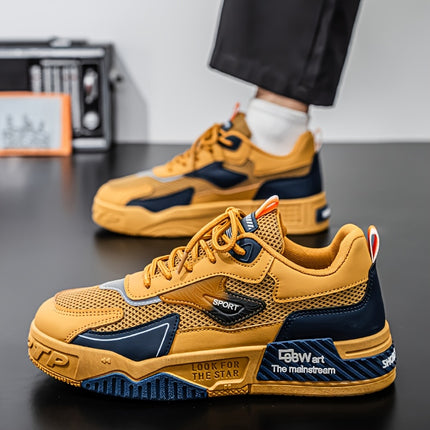 1 pair of Men's casual sports shoes, comfortable and fashionable on the feet, suitable for all seasons
