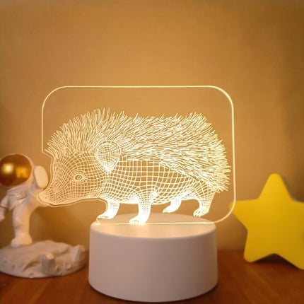 3D Lights Colorful Touch Remote Control LED Visual Lights