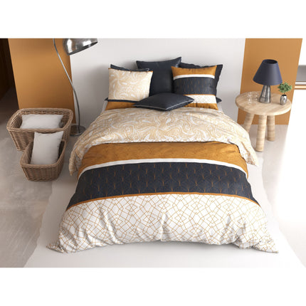 Bedding Set - 100% Cotton 57 Thread Count Duvet Cover - 220 x 240 cm