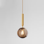 12W Tricolor / Amber Lampshade Golden / 220v