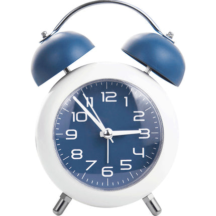 Strong Wake-up Alarm Clock Minimalist Creative Metal Night Light Bedroom