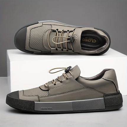 Men'S Shoes with Rubber Sole, Fashionable Sports Casual Shoes, Street Style Skate Shoes,