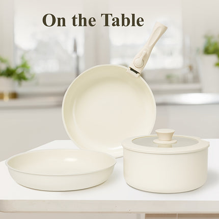 19PCS Premium Ceramic Nonstick Cookware Set