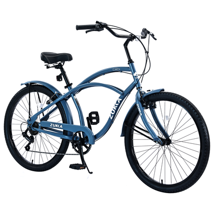 7 Speed Bicycles,  Multiple Colors 26'Inch  Beach Cruiser Bike
