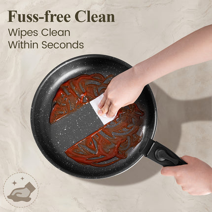 13pcs Kitchen Pots and Pans Set Nonstick, Cookware Sets with Detachable Handles,