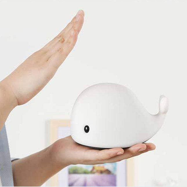 Dolphin silicone patted lights colorful atmosphere lamp creative Nightlight whale color bedside lamp lovers gift