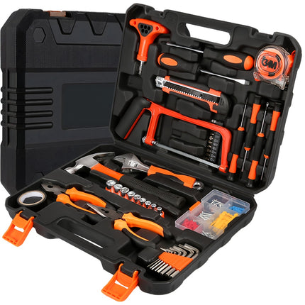 103pcs household tool set, upgraded household repair tool set, with plastic/wrench/pliers
