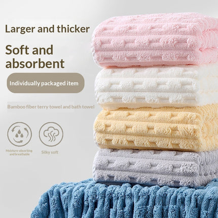 Thickened And Oversized Towel For Face Wash Coral Velvet