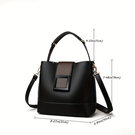 Women'S Multi-Functional Crossbody Handbag, Lightweight with Zipper Closure, Lining